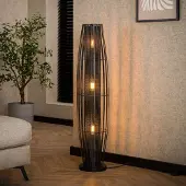 Zijlstra Golvlampa Dublindo, Svart, Vardagsrum / matsal, Metall, Golvlampa