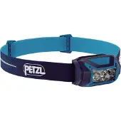 Petzl Actik Core, Pannbandsficklampa, Blå, Knappar, Batterinivå, IPX4, LED