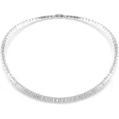 Swarovski Halsband 'Matrix' silver / transparent