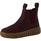 Tamaris Chelsea boots mörkröd