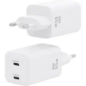 Aisens Asch-65w2p039-w Usb-a-och Usb-c-väggladdare