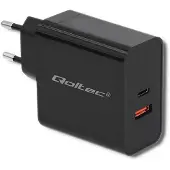 Qoltec Charger 1x USB-A 1x USB-C 3 A (51716)