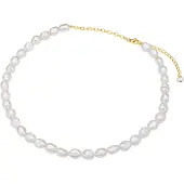 Valero Pearls Halsband guld / pärlvit