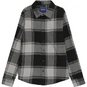 Only & Sons Junior Skjorta 'OSJGUDMUND' ljusgrå / gråmelerad / svart
