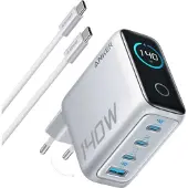 Anker laddare med 4-portars USB-C-kabel, 140 W | B2697G41