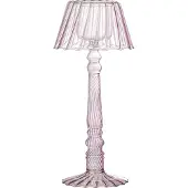 Bloomingville Cisco ljusstake, rosa, glas