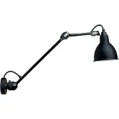 Lampe Gras Vägglampa , Svart, Vardagsrum, Metall, Design