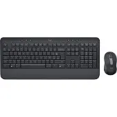 Logitech Signature MK650 Combo for Business - Sats med tangentbord och mus - trådlös - Bluetooth LE - AZERTY - belgisk - grafit