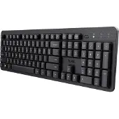 Trust Ody II - Tangentbord - tyst - 100% - full size - trådlös - QWERTY - Nordisk - svart