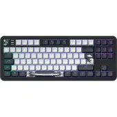 Dark Project ALU87B Bushido G3Ms trådbundet gamingtangentbord Moonstone, US ISO