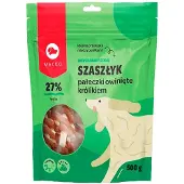 Maced Kanin-inslagna Råhudspinnar Hundgodis 500g