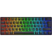Deltaco DK470 60% mekaniskt tangentbord, lubed hot-swap KTT-switchar