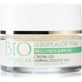 Phytorelax Bio Sebum Aloe Vera Moisturizing Gel Cream för att göra huden mindre fet 50ml