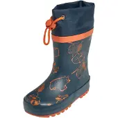 Playshoes Gummistövel 'Bär' marinblå / orange