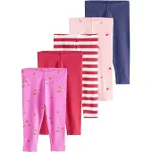 Next Leggings marinblå / rosa / neonrosa / röd / vit