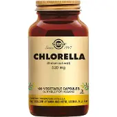 Solgar , Klorell (Bryt Cell-Vägg), 100 Vegetariska kapslar (520 mg per Capsul)
