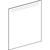 Geberit Spegel option basic m/ljus top 800x900 mm