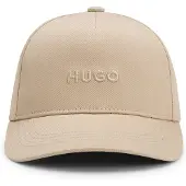 HUGO Kids' logo cap in cotton-blend twill