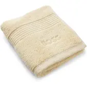 BOSS Cotton guest towel with tonal embroidered logo