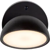 Lucide LED utomhus vägglampa Finn, Svart, Metall, LED-vägglampa utomhus