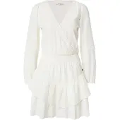 Pepe Jeans för kvinnor. PL9537702 Lorenza klänning vit (M), Casual, Bomull, Lång ärm