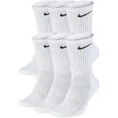 Nike 6-Pack Strumpor, vit