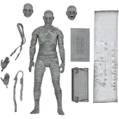NECA Universal Monsters 7-tums Actionfigur: Mumien (Svart & Vit)