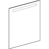 Geberit Spegel option basic med lys upptill 600x700 mm