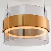 Brilliant Pendellampa Inside, dimbar, Aluminium / grå / zink, Vardagsrum / matsal, Metall
