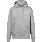 Nike Luvtröja Club - Grå/Grå/Vit, storlek X-Large