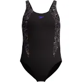 Speedo Baddräkt - HyperBoom SPlice Muscleback - Svart/Peach - - 5-6 år (110-116) - Badkläder