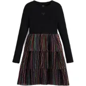 Desigual Klänning blandade färger / svart