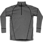 Devold of Norway - Underställ - Duo Active Merino 205 Z.Neck M Castlerock för UnisexUll - Storlek S - Grå