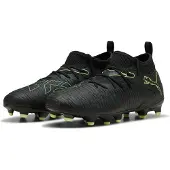 Puma Future 8 Match FG/AG Eclipse - Svart/Grön/Grön terräng Barn, storlek 28