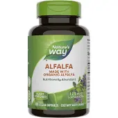 Nature'S Way , Alfalfa, 100 veganska kapslar (405 mg per Kapsel)