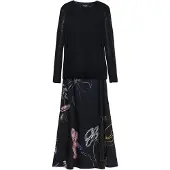 Desigual Svart Polyester Klänning för Damer