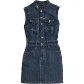 G-Star Moto Slim Dress - Medium blue - Women