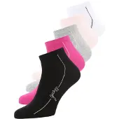 GUESS Sockor gråmelerad / rosa / svart / vit