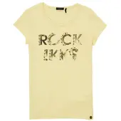 Ikks T-shirts med korta ärmar XS10182-73-C flickor - Gul - 8 år