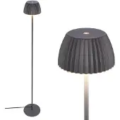 Briloner LED golvlampa Loca, dimbar, Svart, Vardagsrum / matsal, Metall, Modern, LED-golvlampa