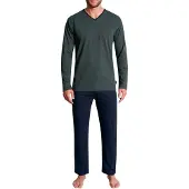 Tom Tailor Pyjamas lång marinblå / grön