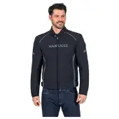 Vanucci VSJ-7 herr TEXTILJACKA Svart 54 Herrar sort