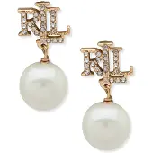 Ralph Lauren Örhängen guld / transparent / pärlvit