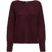 ONLY Tröja 'ONLDaniella' vinröd
