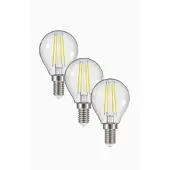 Airam LED-Klotlampa E14 3,7W/827 Dimbar 3-Pack