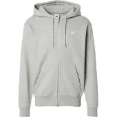 Nike Sweatjacka 'CLUB' ljusgrå