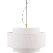Globen Lighting Taklampa , Noah Bouclé, dimbara, Vit, Vardagsrum, Tyg / textil, Design