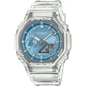 Casio Klocka - - GA-2100BM-7A2ER - Transparent Plastik - 20 bar - 41 mm