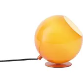 QAZQA Retrobordslampa orange med glas - Mabel