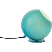 QAZQA Retrobordslampa blå med glas - Mabel
